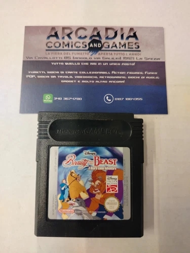 La Bella E La Bestia Beauty Beast Game Boy Nintendo GB Solo Cartuccia Loose